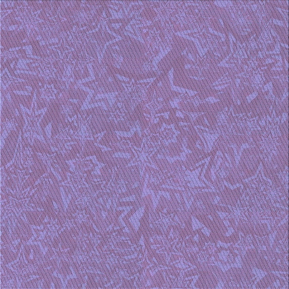 Ahgly Company Indoor Square Patterned Purple Mimosa Purple Area Rugs, 6' Square