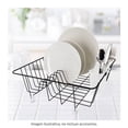 thumbnail image 4 of Escurridor de Platos Simple Kitchen con Porta Utensilios Negro Mate, 4 of 4