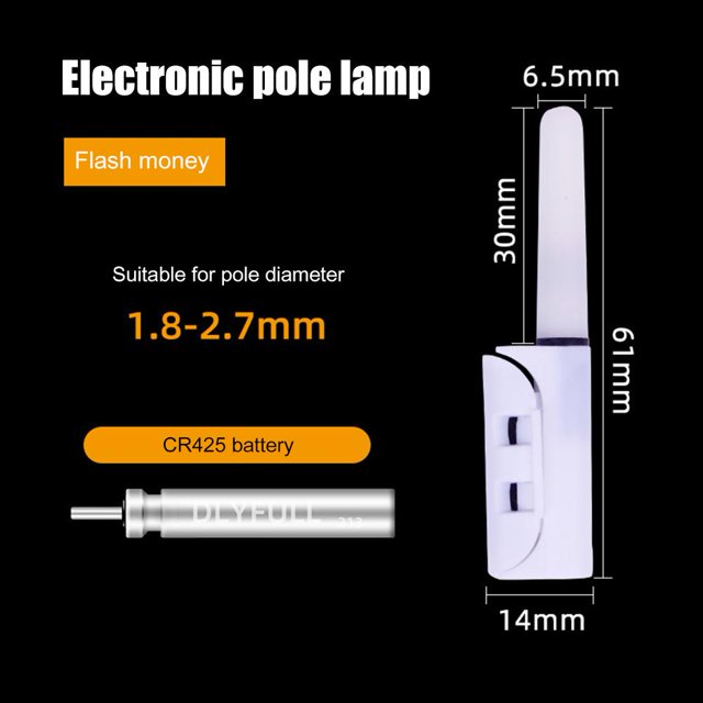 Alarma de mordedura de luz de palo luminoso de caña electrónica de pesca para pesca nocturna Likrtyny Para estrenar
