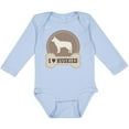 thumbnail image 3 of Inktastic Husky Dog I Love Huskies Boys or Girls Long Sleeve Baby Bodysuit, 3 of 5