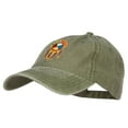 thumbnail image 2 of Dream Catchers Patched Washed Cap - Olive Green OSFM, 2 of 5