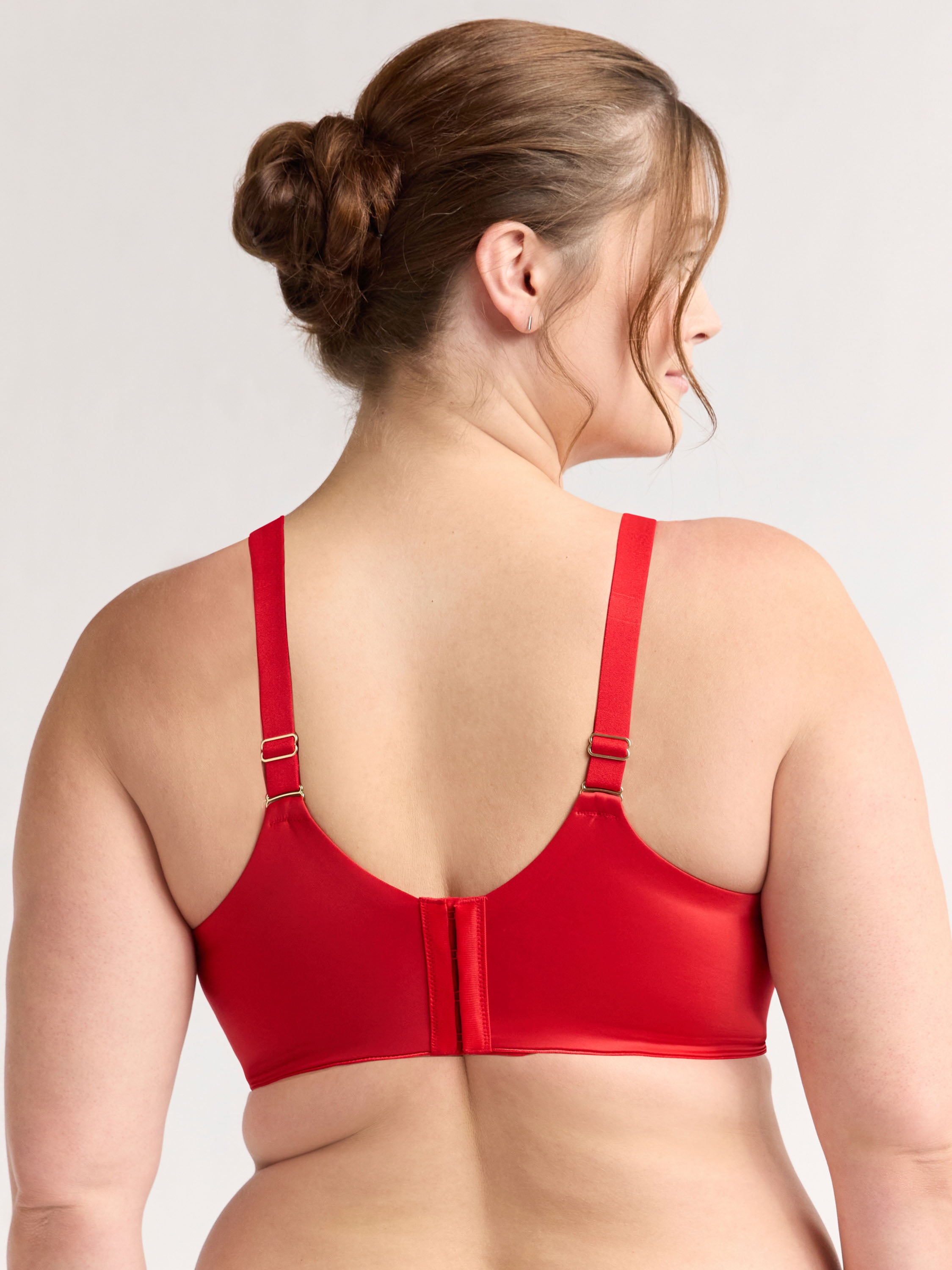Joyspun Women's & Women's Plus Smooth Balconette Bra, Sizes 38DD-46DDD
