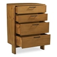 thumbnail image 2 of Moe's Home Collection Lachlan 4 Drawer Chest Brown, 2 of 9