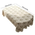 thumbnail image 3 of JingChun PVC Table Cloth for Rectangle Tables - Waterproof Vinyl Rectangular Tablecloth for Outdoor (39 x 62 Inch), 3 of 6