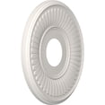 thumbnail image 2 of Ekena Millwork 13"OD x 3 1/2"ID x 3/4"P Berkshire Thermoformed PVC Ceiling Medallion (Fits Canopies up to 5 3/4"), UltraCover Satin Blossom White, 2 of 10