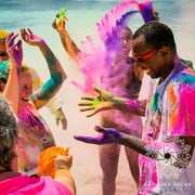 Color Blaze Holi Colored Powder 8 Individual Color Packets (1 Packet of Each Color)