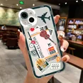 thumbnail image 4 of Funda de teléfono transparente World City Travel Tokio Nueva York Londres para iPhone 15 14 13 12 Mini 11 Pro Max X XR XS 7 8 Funda de silicona suave, 4 of 4