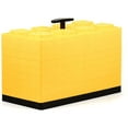 thumbnail image 2 of Camco Leveling Block 44515 FasTen; Use to Level RV While Parked; Interlocking Blocks With T-Handle; Pull Up For Carrying/Twist Lock To Secure; 4 x 2; Yellow; Plastic; Set of 10, 2 of 3