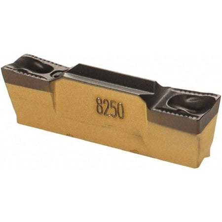 

Iscar 4002GRIP Y Grade IC08 4mm Cutting Width Carbide Grooving Insert 2.4mm Max Depth of Cut Neutral 0.2mm Corner Radius Uncoated