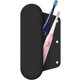 thumbnail image 1 of wonima02 Silicone Electric Toothbrush Travel Case, Manual Toothbrush Travel Cover for Men and Women,Toothbrush Holder for Travel,Gym and More, Fits Most Manual and Electric Toothbrushes - Black, 1 of 1