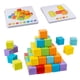 thumbnail image 5 of Juego de apilamiento de bloques de construcción de madera, juguete de construcción para niños con tarjetas de doble cara, juego de bloques arco, 5 of 9