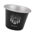 thumbnail image 3 of Taza de café para acampar kusrkot Jarro de cerveza acero inoxidable viaje Negro, 3 of 8