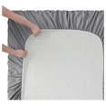 thumbnail image 5 of KriKac Full Size Sheet Sets - 4 Piece Full Size Sheets, Deep Pocket, Hotel Luxury, Extra Soft, Breathable and Cooling, Grey Sheets for Full Size Mattress, 5 of 6