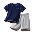 thumbnail image 1 of Sun Protection Suit for Boys, Kids Summer Ice Silk Breathable Sports Drying Set, - for Children 5-16 Years, 1 of 6