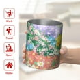 thumbnail image 5 of 12oz Coffee Tumblers Pioneer Flower Floral Print Pattern Stainless Steel Vacuum Insulated Travel Tumbler Coffee Cups Mug with Lid and Straw with Cleaning Brush for Cold & Hot Drinks, 5 of 5