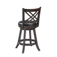 thumbnail image 3 of 24" Porto Swivel Counter Stool, Merlot, 3 of 4