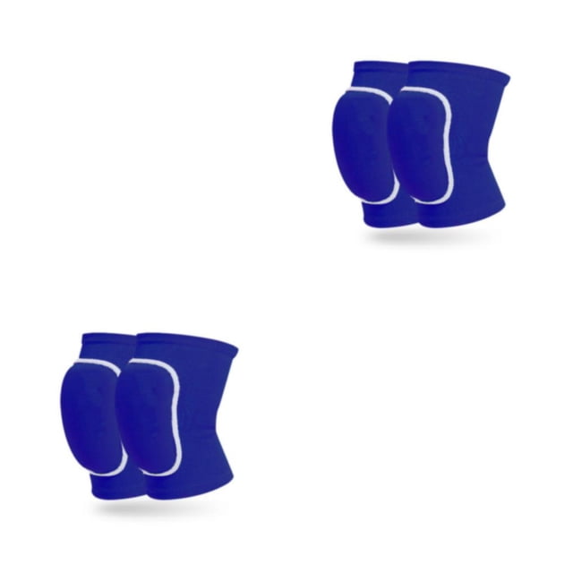 bedienty 2pack/lot Breathable Fabric Elasticity Impact Resistance - Knee Pads For Sports Polyester Made Blue M 2Set