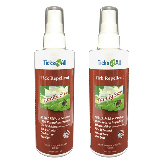 All Natural Tick Repellent 8oz (2 bottles)