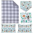 thumbnail image 2 of Carter's Woodland Boy 4 Piece Toddler Bedding Set, 2 of 5