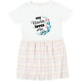 thumbnail image 3 of Inktastic My Nana Loves Me Granddaughter Girls Toddler Dress, 3 of 5