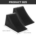 thumbnail image 2 of 2pcs Trailer Wheel Chocks Trailer Chocks Rubber Wedge Motorcycle RV Wheel Chocks, 2 of 8
