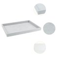thumbnail image 2 of Unique Bargains Velvet Jewelry Boxes Holder Organizer Trays with Removable Dividers Gray Flat Tray, 2 of 6