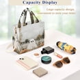 thumbnail image 5 of FORMRS Womens Corduroy Tote Bag Crossbody Shoulder Handbag with Pocket, Halloween Pumpkin Field, 5 of 7