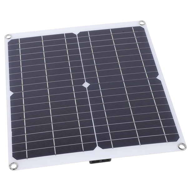 Panel solar 20W 18V Cargador de batería solar de silicio monocristalino Panel de celda de energía solar Fuente de alimentación solar al aire libre USB dual ANGGREK Otros