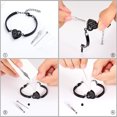 thumbnail image 4 of Love Heart Cremation Ashes Jewellery Small Urns Bracelets Women Men Stainless Steel Bangle, 4 of 5