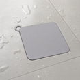 thumbnail image 3 of Shower Drain Cover Catcher, Silicone Catcher Shower Drain, 4 Inch Flat Silicone Rubber Floor Drain Cover Stopper for Shower Drain, for Bathroom Bathtub Kitchen Sink, White 1 Pack, 3 of 4