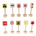 thumbnail image 2 of de Señales de Tráfico Miniatura Piezas, Adecuado para Niños , Aprendizaje , También Compatible con Las Hugo Juguetes de señales de tráfico, 2 of 7