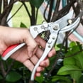 thumbnail image 2 of Qocolhg Garden Pruning Shears Stainless Steel Blades, Handheld Scissors Set, Heavy Duty Garden Bypass Pruning Shears,Tree Trimmers Secateurs, Hand Pruner, 2 of 9