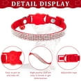 thumbnail image 4 of Miaocao 4 Pcs Rhinestone Cat Collar Heart Bling Breakaway Girl Cat Soft Velvet Fancy Adjustable Safety Kitten Collar with Bell 8-11 Inch for Small Dogs and Kitty(Red, Black), 4 of 6