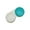 Blue, variant on Double Compartment Sky Blue Contact Lens Case - 2.5X1.3X0.6 Inch (63X32X16Mm) Size, 8G Lightweight, Portable, Secure Storage - For Contact Lens Users, Home, Travel, Daily