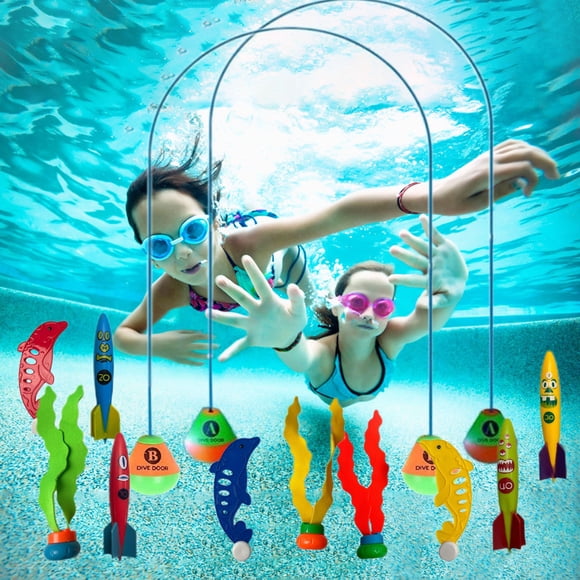 Cameland Pool Diving Toys For Kids Underwater Swim Games With Colorful Floating Sinking Toys Great For Pool Treasure Hunts Snorkeling And Swimming Training