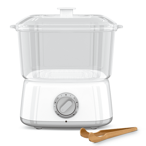 Professional Hot Towel Steamer, Hot Tower Warmer Holds 18 Facial Towels, 450W Fast Heating, Dry-Burn Protection for Spa Salon Barber Shop Hotel (White)