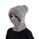thumbnail image 2 of Gorro de invierno de punto 3 en 1 para mujer con bufanda y mascarilla | Gorro y capucha con forro polar | Conjunto de esquí cálido y resistente al viento para clima frío (1 pieza), 2 of 6