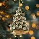 thumbnail image 2 of Decoraciones Del Árbol de Navidad - Decoración Colgante de Ornamentos de Bricolaje - Colgantes Colgantes Divertidos para Fiestas de Vacaciones, 2 of 9