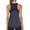 Navy Blue, variant on MRULIC tank tops women Women Workout Tops Athletic Sports Running Tank Mesh Yoga Training Shirts Womens tank tops Blue + US：8-10