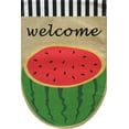 thumbnail image 3 of Briarwood Lane Watermelon Burlap Garden Flag, 3 of 4