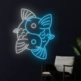 thumbnail image 2 of Yin Yang Koi Fish Neon Sign, Yin Yang Koi Fish Led Light, Koi Fish Neon Light, Yin Yang Fish Led, 2 of 5