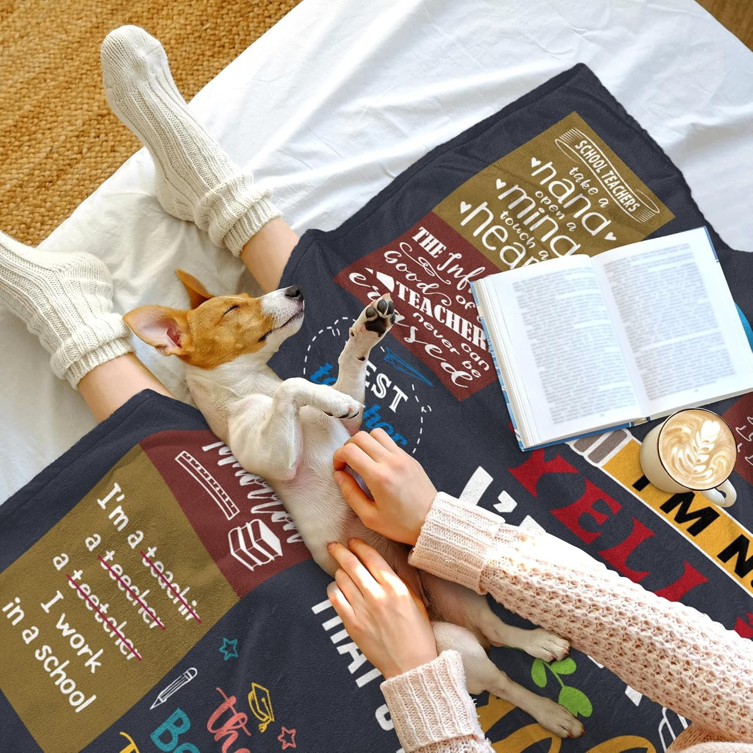 Christmas Teacher Gifts for Women, Xmas Gifts for Teachers Women, Teacher Appreciation Gifts, Best Teachers Birthday Retirement Gifts, Gifts for Teacher from Student Blanket 50X60 Inch