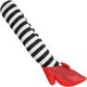 thumbnail image 5 of Skeleteen Wicked Witch Legs Prop - Pies de bruja aplastados con pantuflas de rubí Accesorio de decoración de patio interior y exterior TUNC Sencillez, 5 of 5