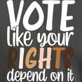 thumbnail image 3 of CafePress - VOTE Like Your Rights Depend On It T Shirt - Mens Comfort Colors Shirt, 3 of 5