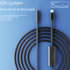 thumbnail image 2 of Endoscopio industrial resistente al agua con cámara HD de conexión directa para teléfono móvil Apple de 1,3 millones de pulgadas para teléfono móvil Android, 2 of 5