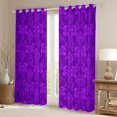 thumbnail image 2 of Feelyou Mystic Tribal Damask Blackout Curtains Set of 2 (52x84 Each) for Adult, Rustic Farmhouse Window Curtains, Western Mandala Purple Curtains and Drapes, Window Curtains Bedroom Decor, 2 of 6