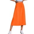 thumbnail image 3 of Sentmoon Jupes Maxi pour Femmes Taille Haute Jupes-Short pour Femmes Confortables Coupe Régulière Jupes Courtes pour Femmes pour l'Été et Temps Chaud TP-L2, 3 of 7