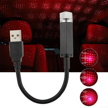 

Brand New Home LED Car Roof Lamp Night Light Atmosphere Projector Romatic
