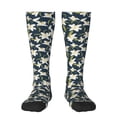 thumbnail image 2 of Lsque Lilies Flowers Printed Crew Socks Men's Women's LightWeight Thin Casual Calf Socks ,Knee High Socks,Cotton Socks, 2 of 9