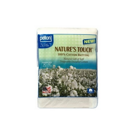 UPC: 0075269005103 | Pellon Cotton Quilting Batting off-White Queen 90 x 108 Precut